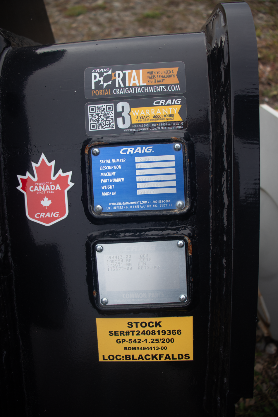 EXB-GP General Purpose Bucket for 20T EX | Wedge Lock 42" 1.25 cu. yd. | Clearance Offer