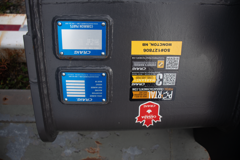 EXB-CL Clean Up Bucket for Volvo EC140EL | Wedge Lock 54" 1.125 cu. yd. | Clearance Offer