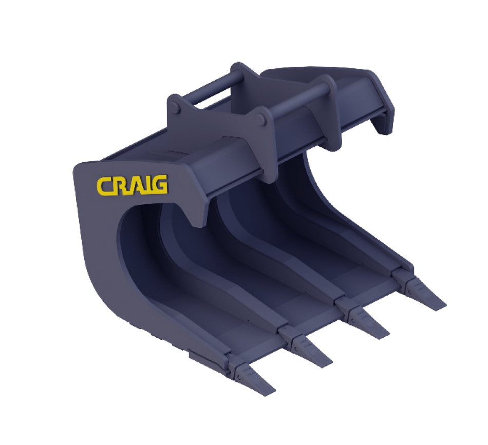 TR EXB-PR/EXB-CR Pavement/Curb Removal Bucket for Tiltrotator