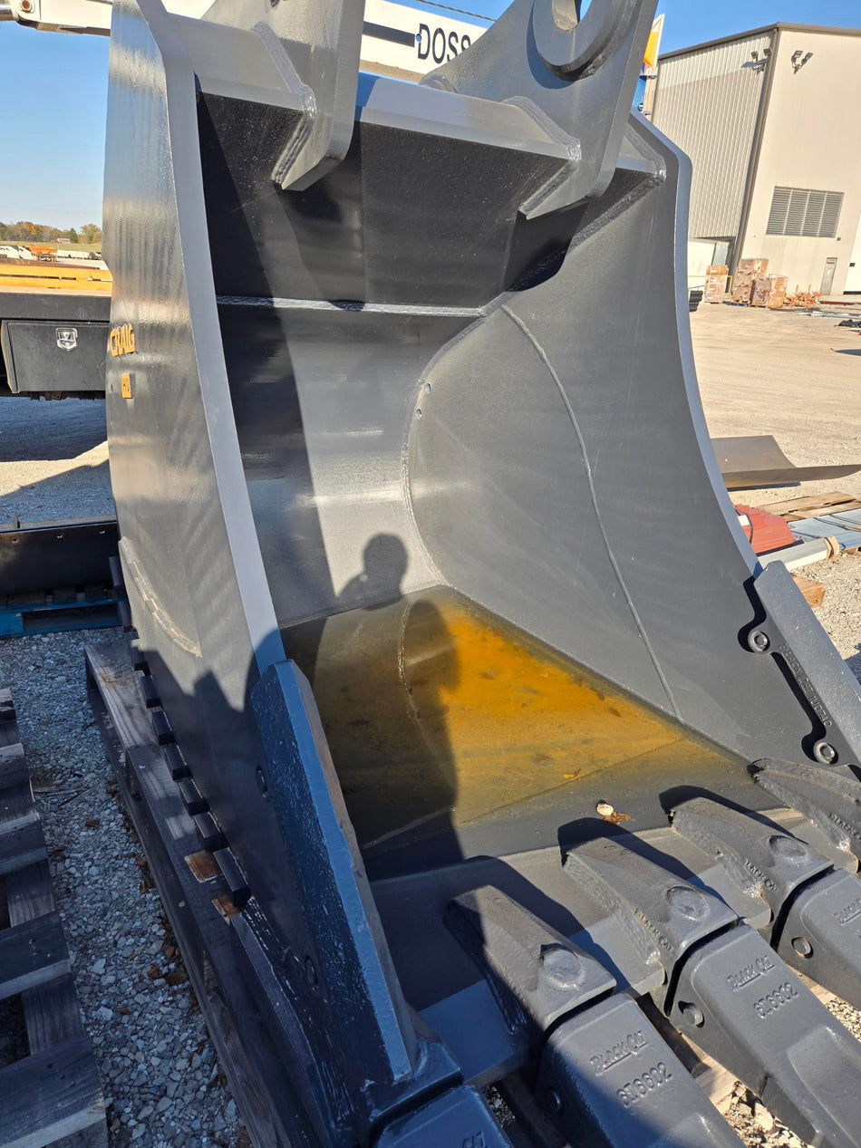 EXB-HD Heavy Duty Bucket for ZX890, Deere 890 | 54" 3.7 CU. YD Pin-On | Clearance Offer